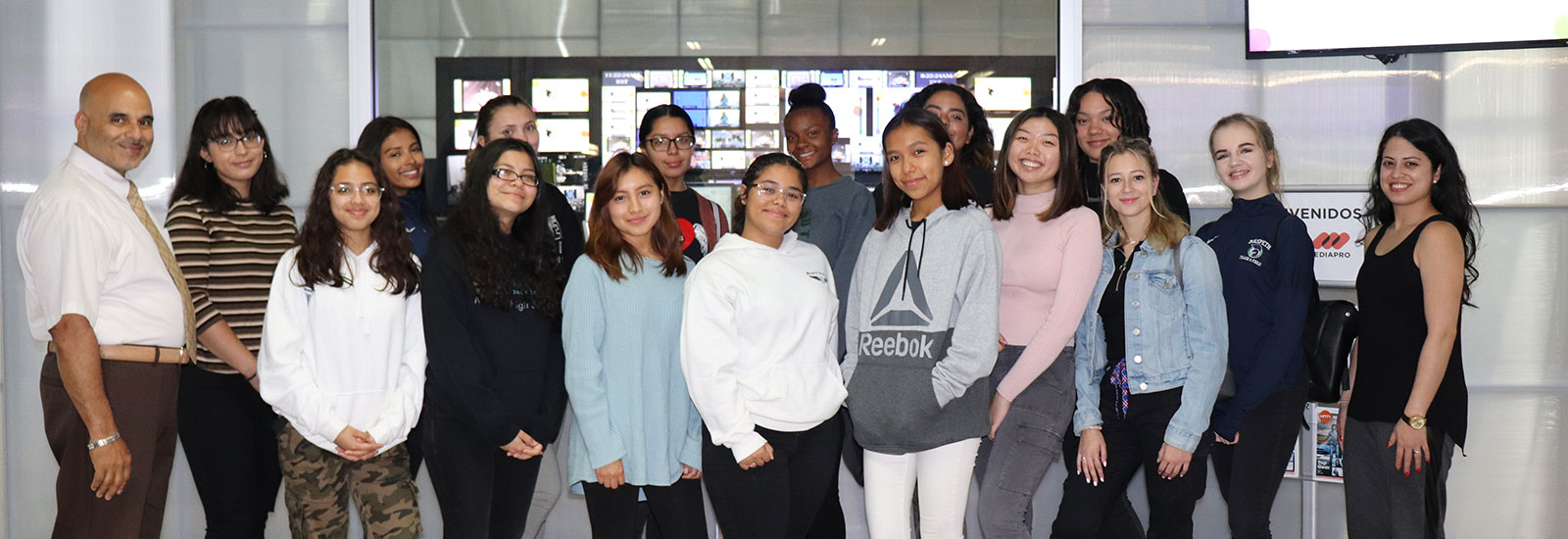 Maspeth High School HITN Studio Tour HITN