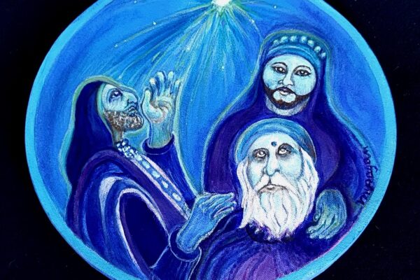 2026 Reyes Magos de Vieques Plate by Maria Pagan Large