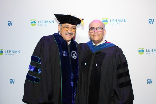 Mike and Provost Lehman College bckgrnd_1 Large